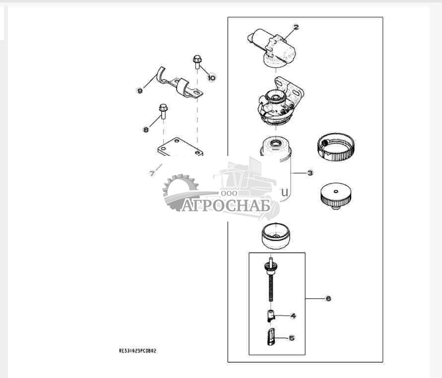 8188 Водоотделитель  электронный топливный насос 